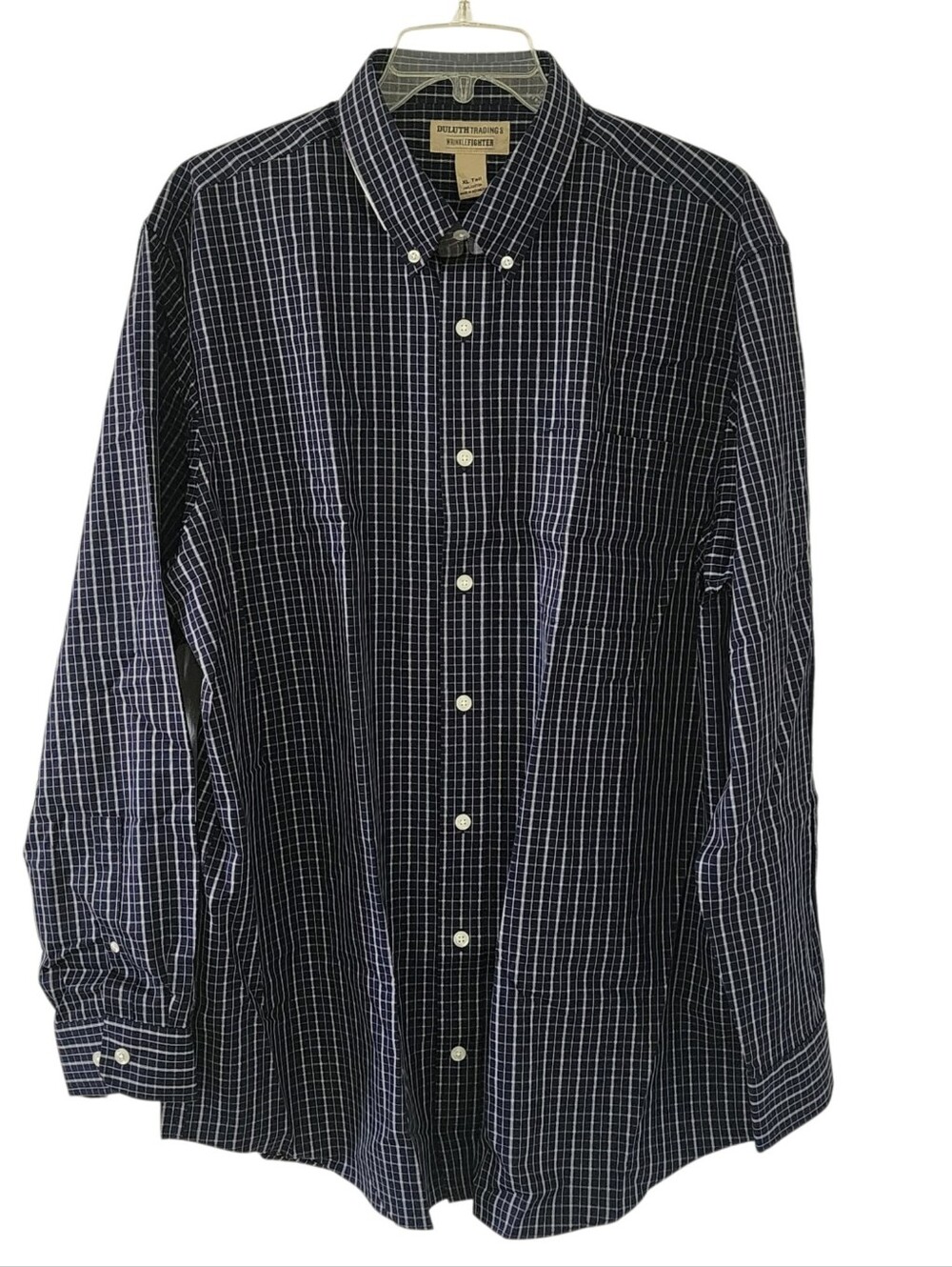 Duluth Trading Wrinkle Fighter Mens Long Sleeve Shirt New With Tag XLT XL Tall